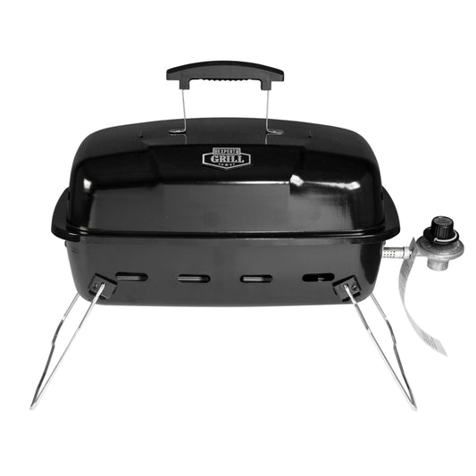 Expert Grill 17.5 inch 10,000 BTU 1 Burner Portable Propane Gas Grill, Black, New