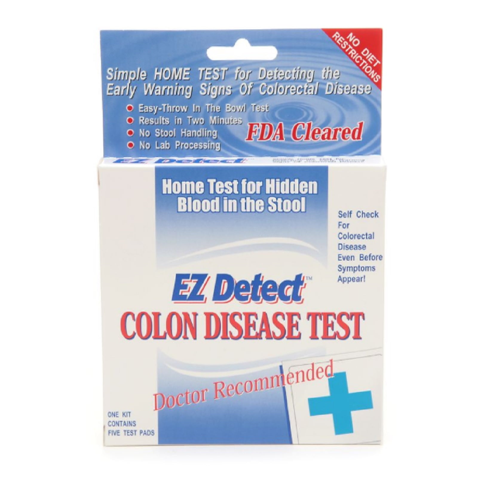 Ez Detect Home Colon Reliable & Accurate Disease White Test, 1 Ct, 2 Pack