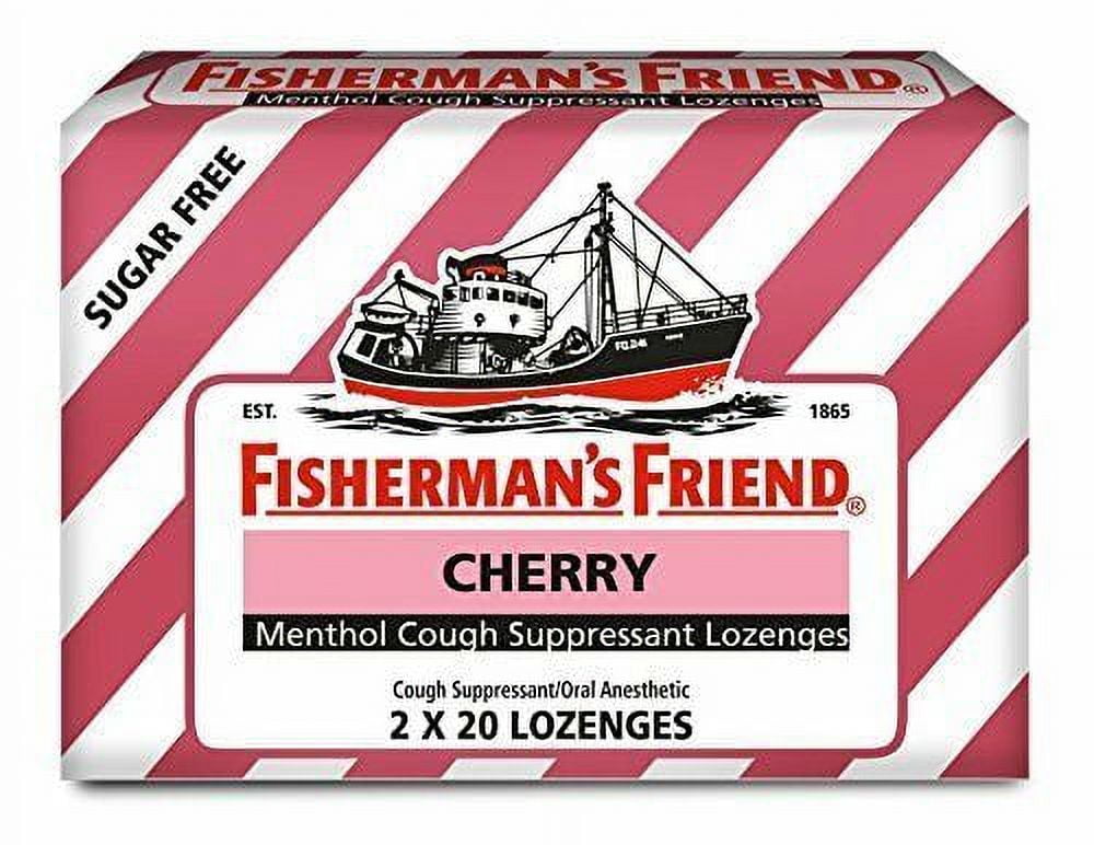 FISHERMAN'S FRIEND, Loz, Ff, Cherry, Sugar Free, Pack of 6, Size 2/20 CT