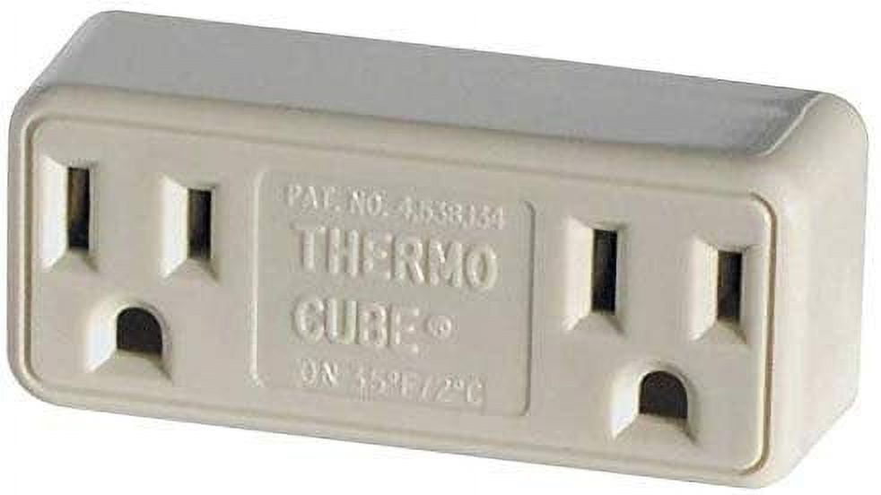 Farm Innovators TC-3 Cold Weather Thermo Cube Thermostatically Controlled Outlet - On at 35-Degrees/Off at 45-Degrees