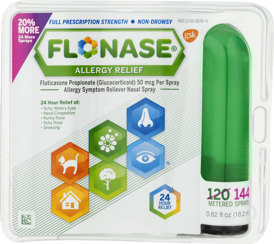 Flonase Allergy Relief Nasal Spray, 0.62 fl oz, 144 Metered Sprays