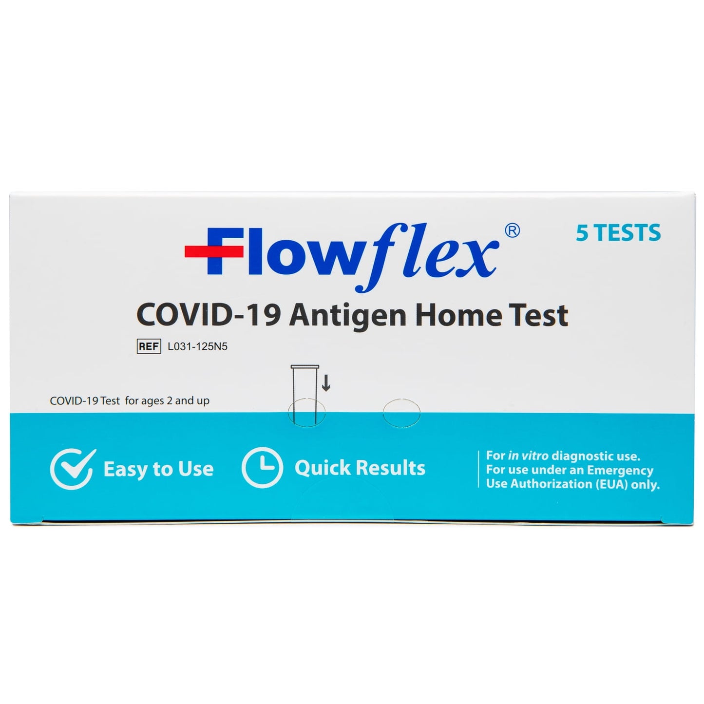 Flowflex Covid-19 Antigen Home Test- (5 Count) Results in 15 Minutes