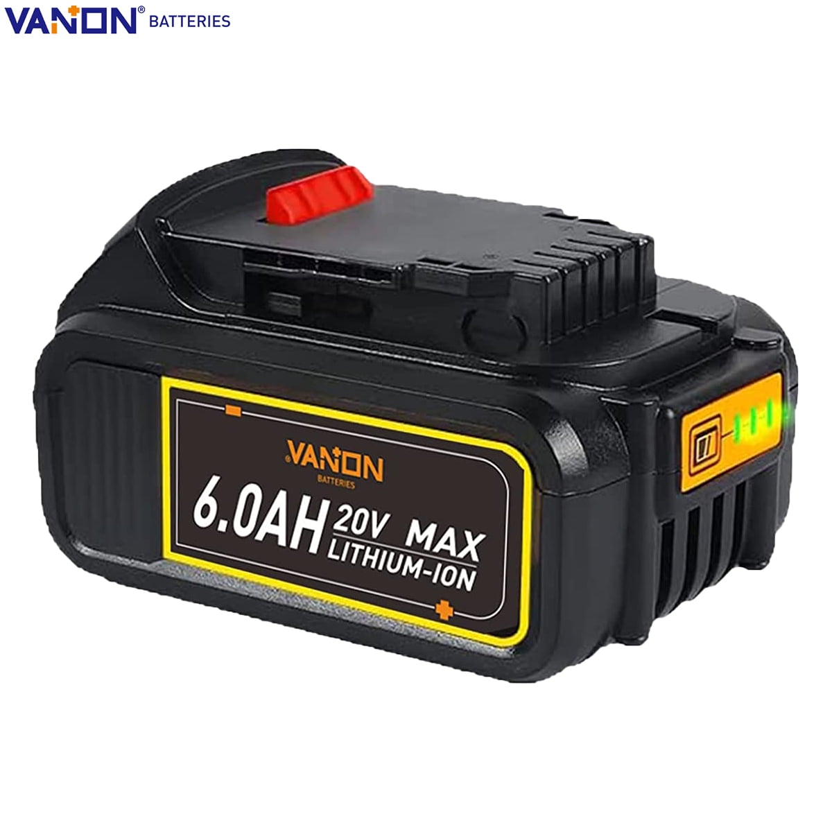 For Dewalt 20V Max XR 6.0AH Lithium Ion Battery DCB206-2 DCB205