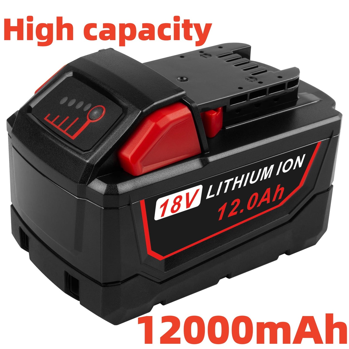 For Milwaukee M18 12.0Ah Battery for Lithium-ion Extended Capacity Battery 48-11-1860 48-11-1850