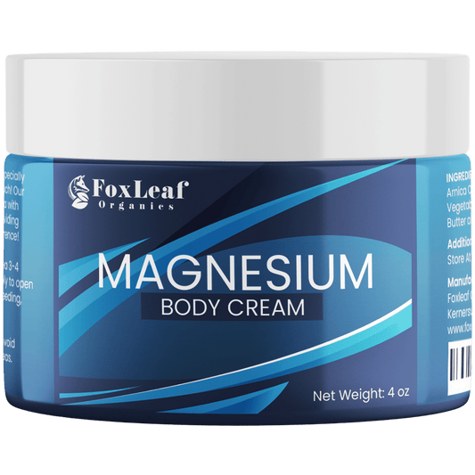 Magnesium Cream - Support for Sleep, Leg Cramps, Joint Support, & Muscle Soreness - Maximum Strength Magnesium Lotion with Arnica, Shea Butter, Lavender Essential Oil - Made In USA - 4oz