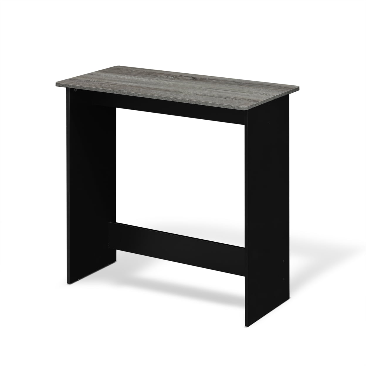 Furinno Simplistic Parsons Study Table, French Oak Grey/Black