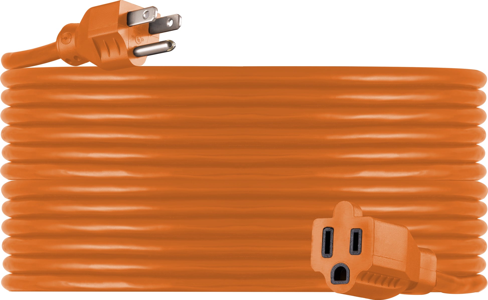 GENERAL ELECTRIC UltraPro Grounded Extension Cord, 50ft. Outdoor, Orange, 16-Gauge – 51926