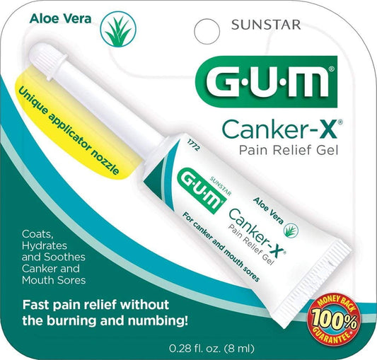 GUM Canker-X Pain Relief Gel With Aloe Vera