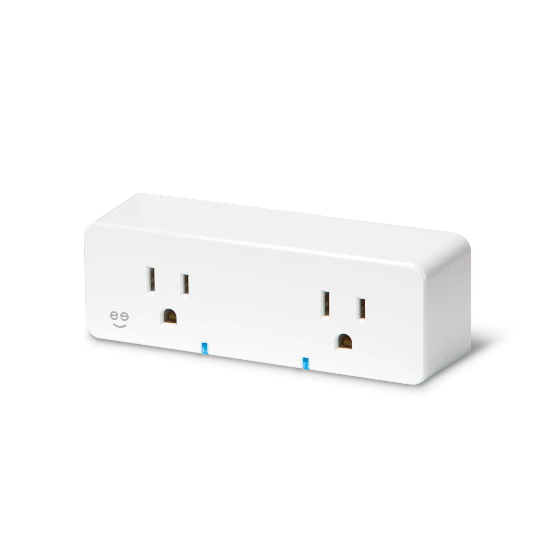 Geeni Switch Duo Double Smart Plug, White, 2 Outlets, Works with Alexa and Google Home