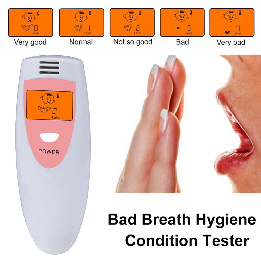 GoFJ Bad Breath Detector Oral Hygiene Condition Tester Mouth Internal Odor Meter