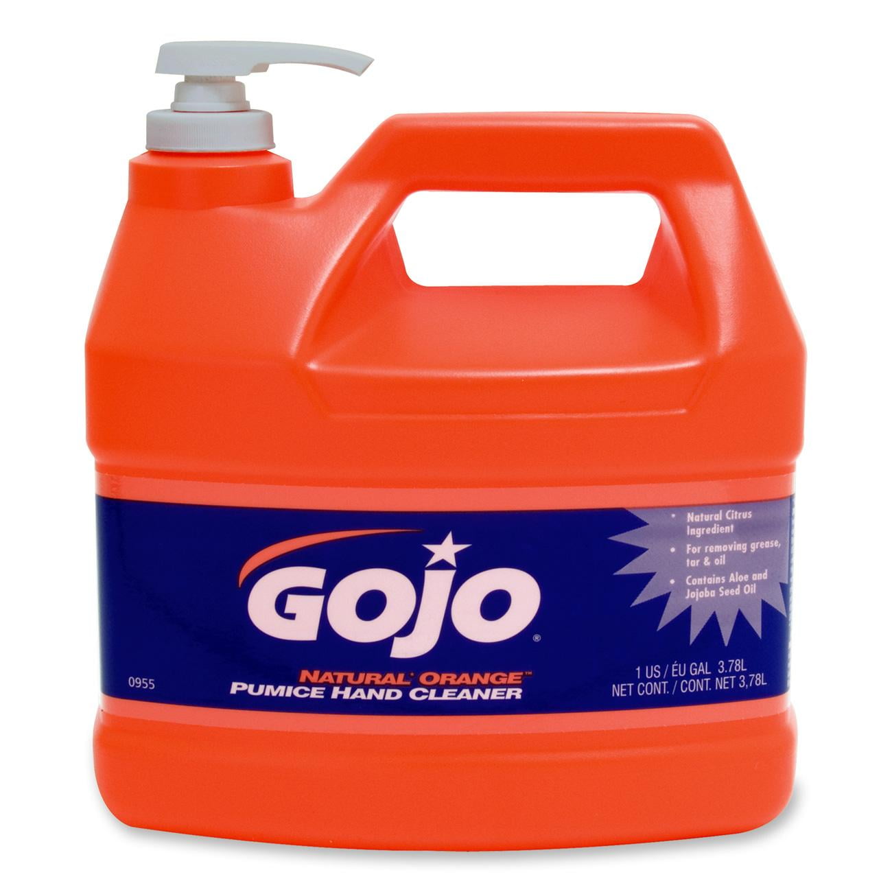 Gojo Natural Orange Pumice Hand Cleaner, Citrus Scent