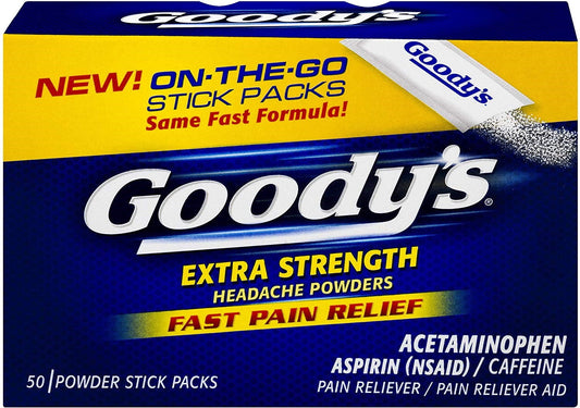 Goody's Extra Strength Headache Powders 50 ea (Pack of 2)