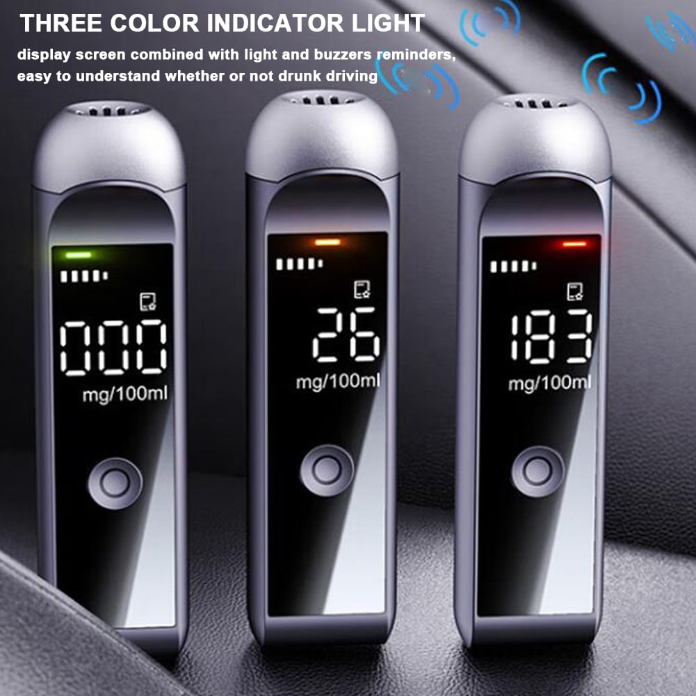 GoolRC Tester,Usb Breath Breathalyzer Usb Breath Tester Breath Analyzer Lcd Display Portable Lcd Device Tester Breath Owsoo