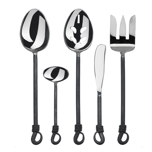 Gourmet Settings Twist N Shout 5 Piece Serving Set