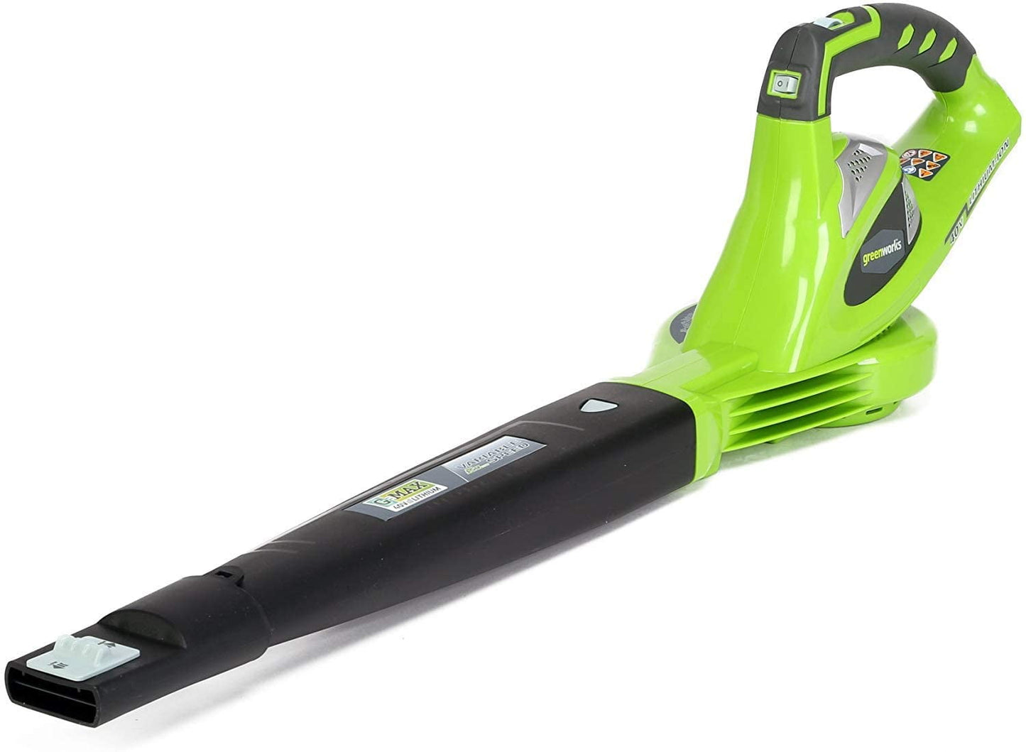 Greenworks 40V 135 CFM Cordless Leaf Blower/Sweeper, Battery Not Included, 24282