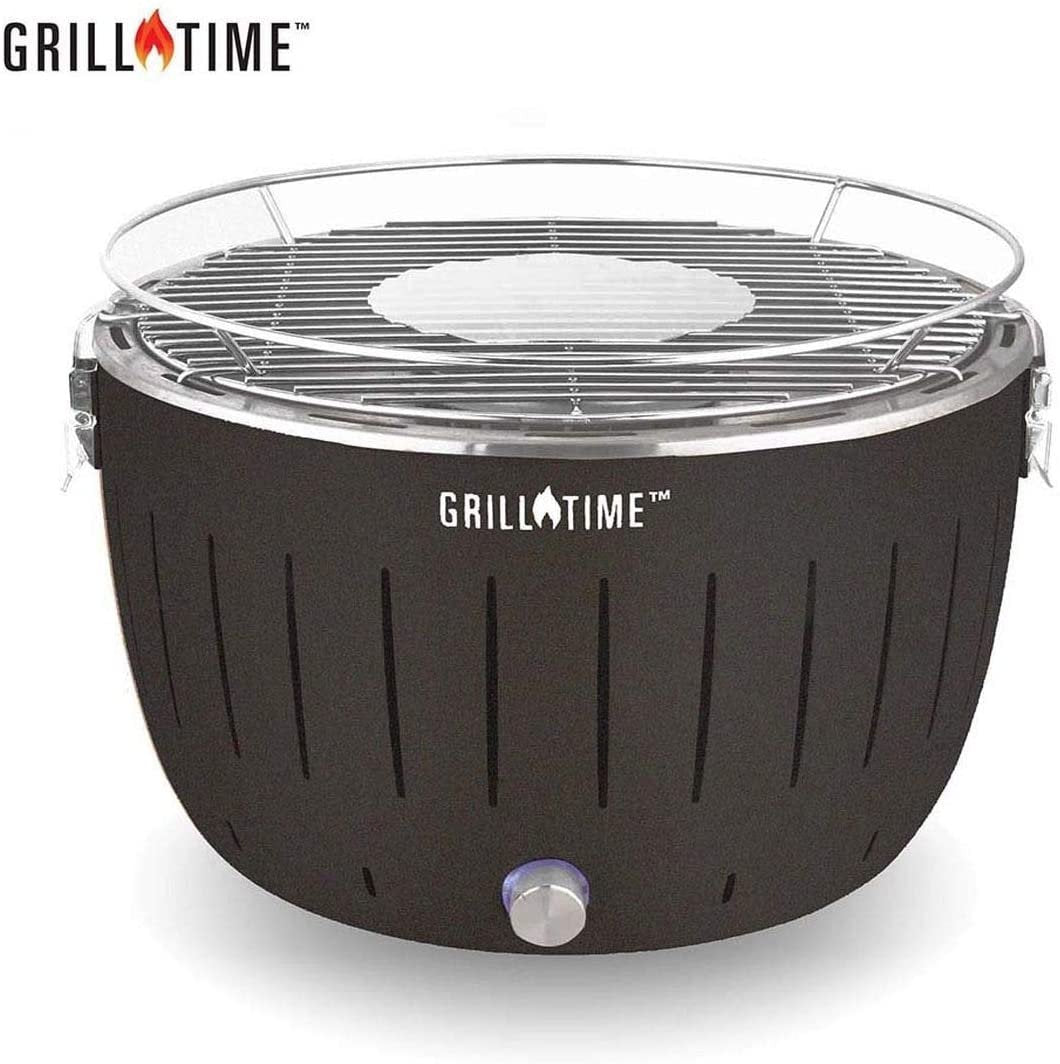 Grill Time Tailgater GT Regular Pack Portable Charcoal Grill - Gray