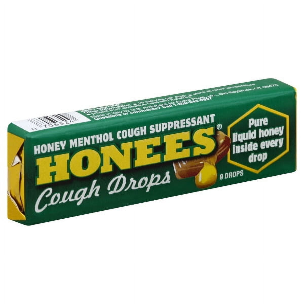 HONEES Cough Drop Bars Ambrosoli Menthol Eucalyptus 24 Count (402) 293-00003