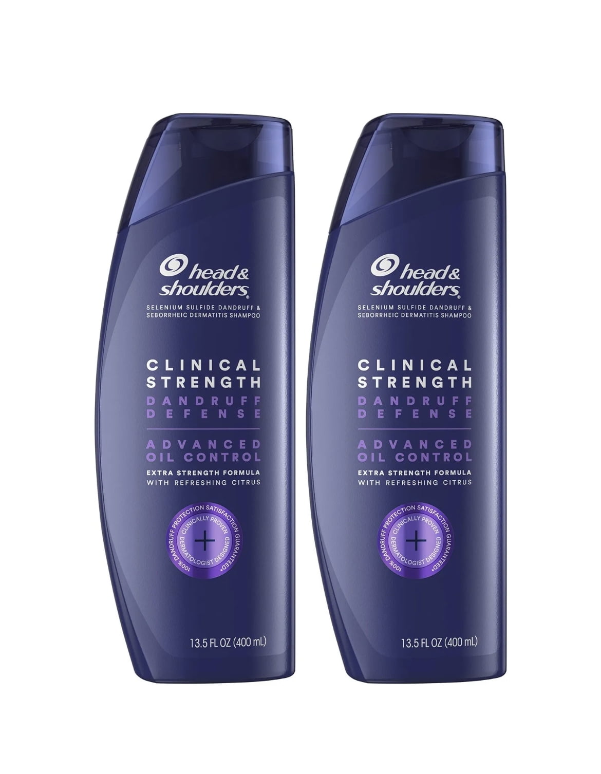 Head & Shoulders {2 }Clinical Strength Dandruff Shampoo & Conditioner 2in/1 oil control protection 400 Ml Each