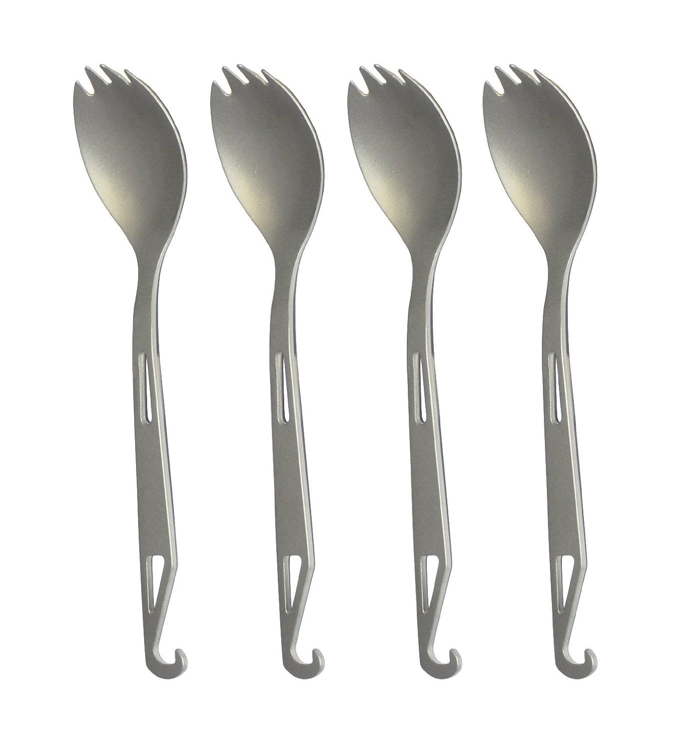 HealthPro Ultra Lightweight Super Strong Titanium Spork Set (4-Sporks)