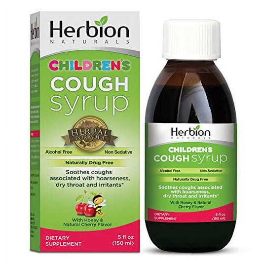 Herbion Naturals Cough Syrup for Children, 5 oz, 3 Pack