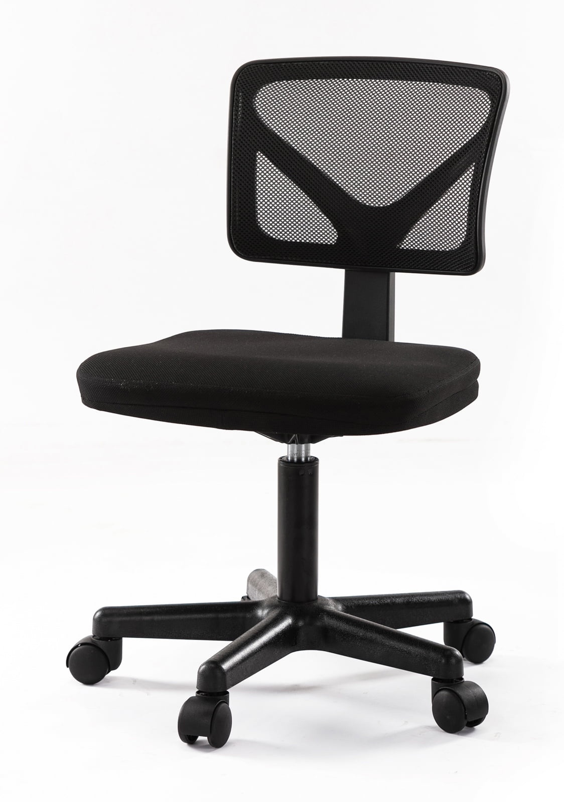 Home Office Armless Ergonomic Mesh Computer Desk Chair Height Adjustable