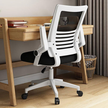 Home Office Chair Ergonomic Desk Chair Mesh Computer Chair with Lumbar Support Armrest, Reclining Office Chair Swivel Chair with Wheel Gray Chair