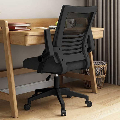 Home Office Chair Ergonomic Desk Chair Mesh Computer Chair with Lumbar Support Armrest, Reclining Office Chair Swivel Chair with Wheel Gray Chair