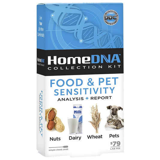 HomeDNA™ Food & Pet Sensitivity At-Home DNA Test Kit