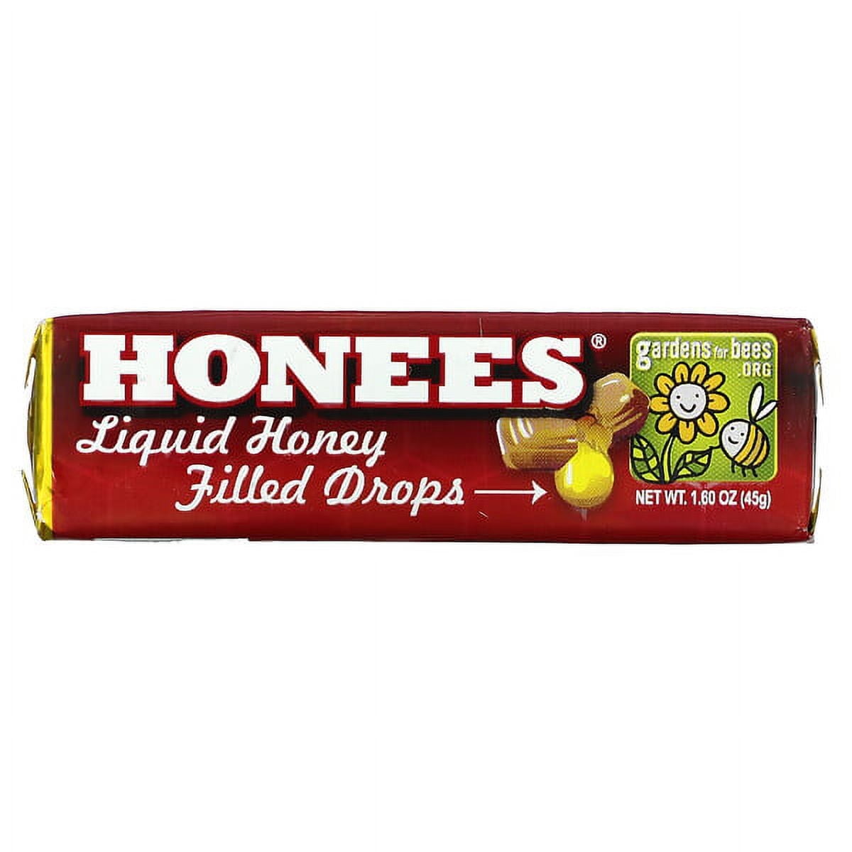 Honees, Honey Filled Drops, 1.60 oz Pack of 4