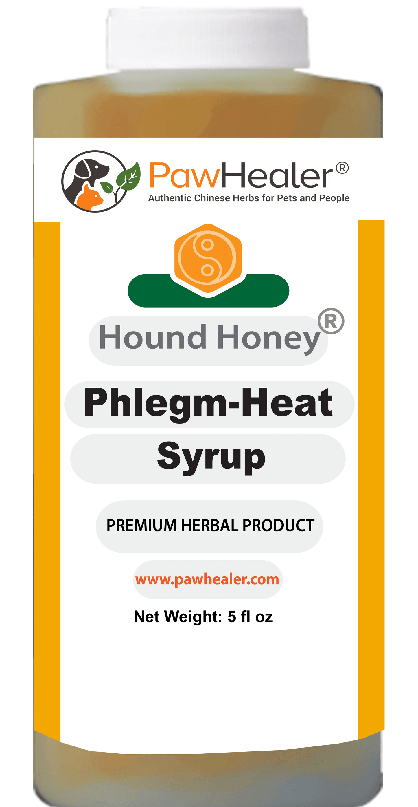 Hound Honey: Phlegm Heat Syrup - Natural Remedies for Dog's Cough - Suppressant for Hacking & Honking Cough