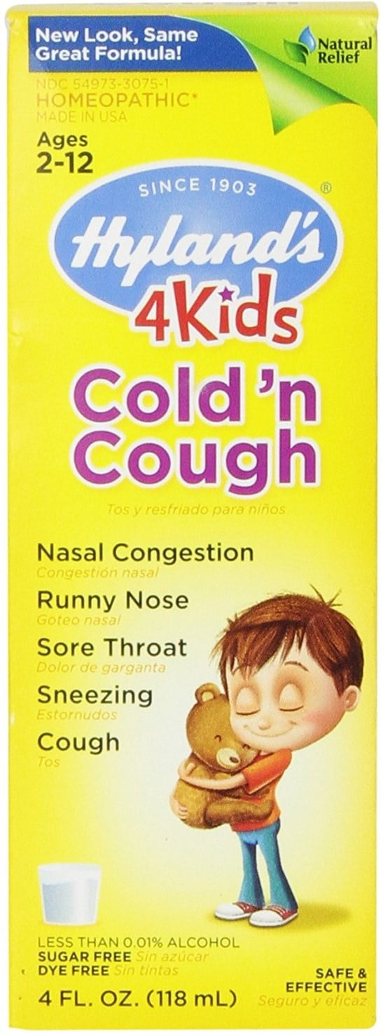 Hyland's Cold 'n Cough 4 Kids 4 oz (Pack of 4)