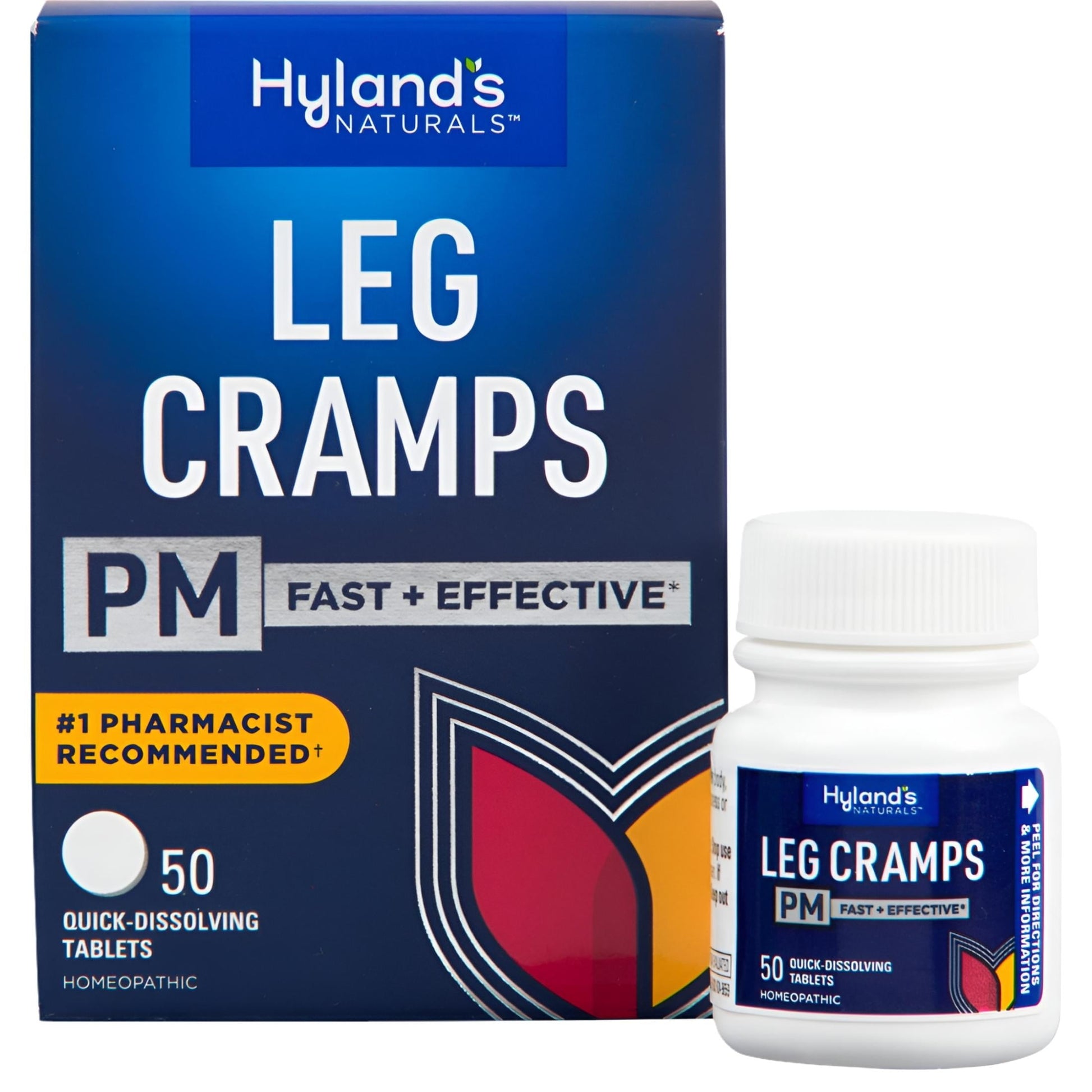 Hyland's Leg Cramps PM Tablets 50 ea Pack of 2