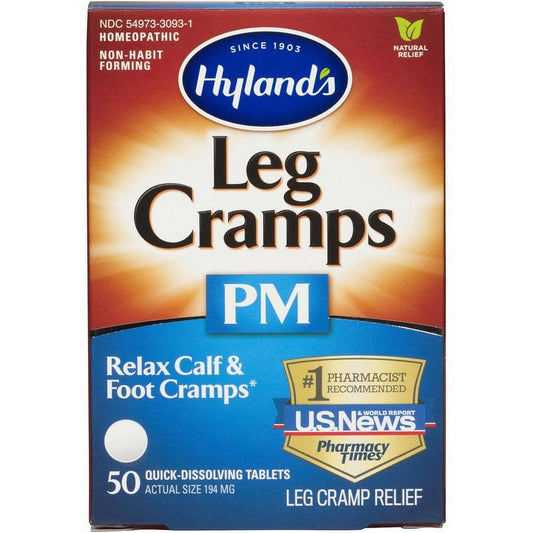 Hyland's Leg Cramps PM Tablets 50 ea (Pack of 4)