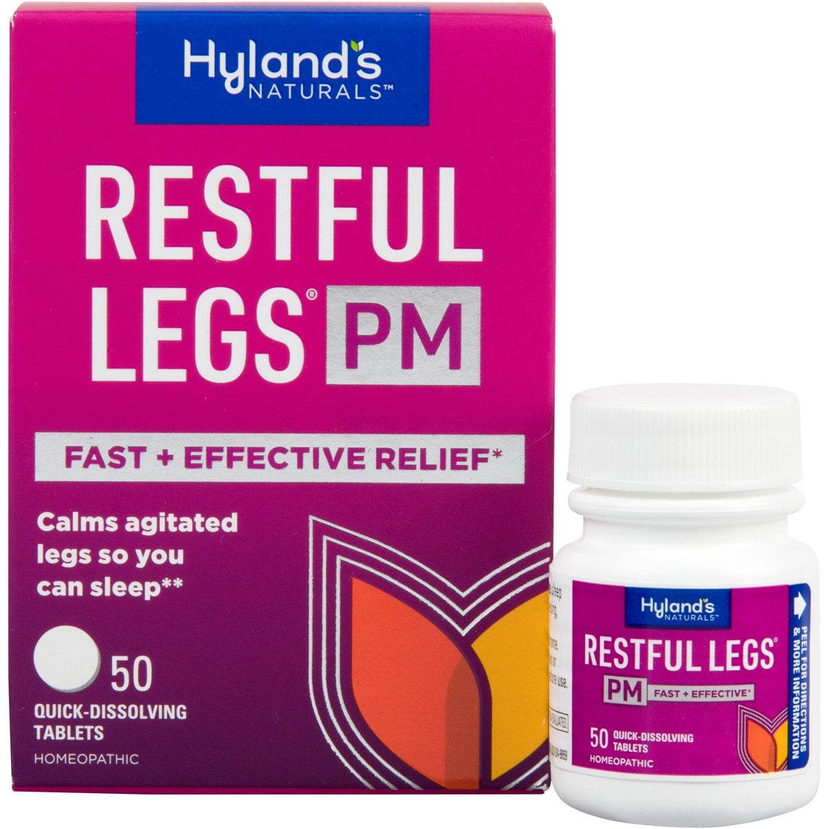 Hyland's Restful Legs PM Quick Dissolving Tablets, 50 ea (Pack of 3)