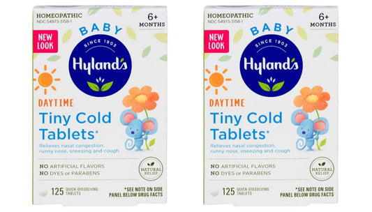 Hylands Baby Tiny Cold Natural Relief Tablets - 120 Ea, 2 Pack