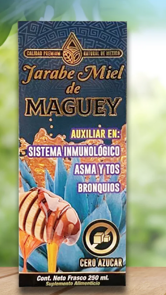 Jarabe de Miel y Maguey / Honey and Maguey Syrup 250 ml.