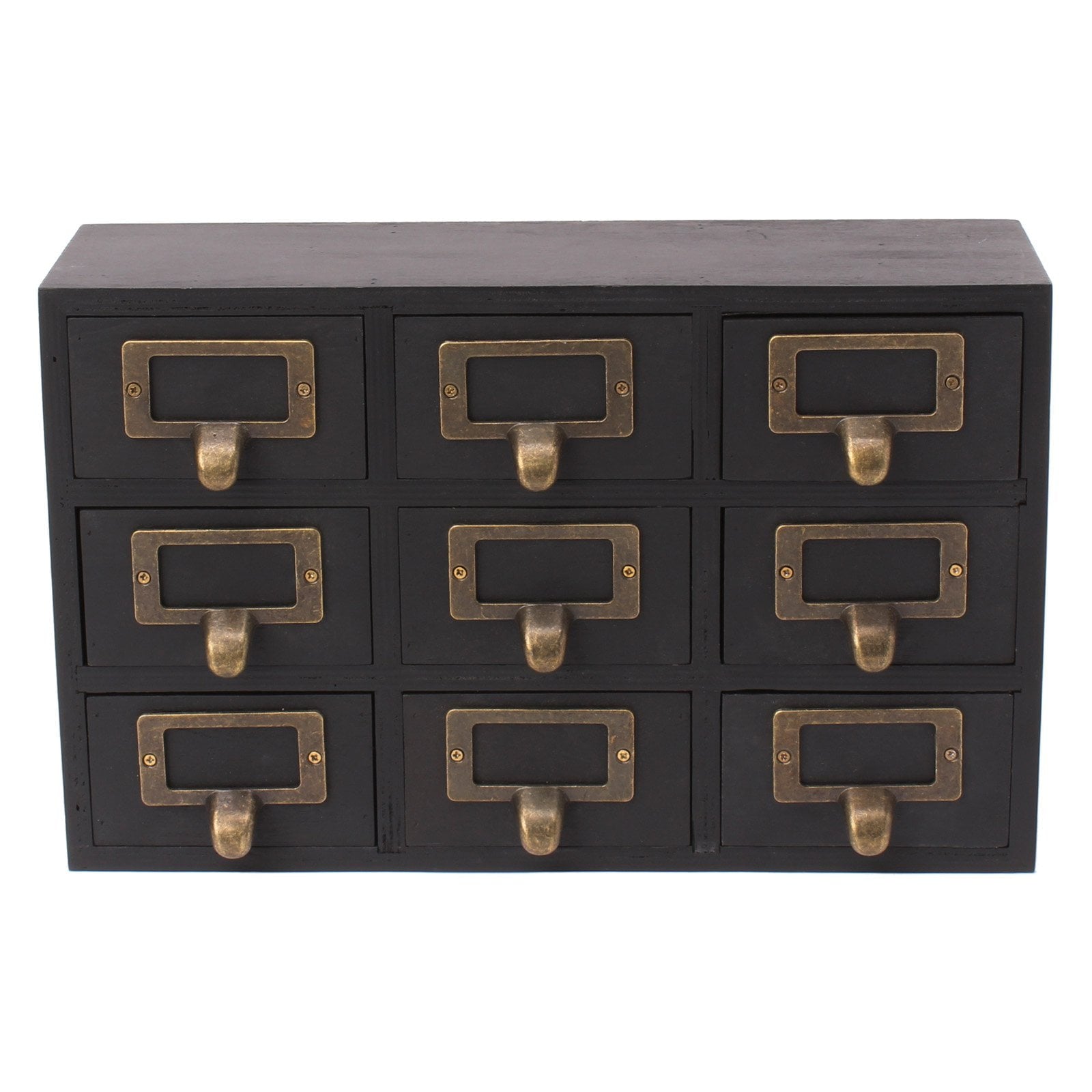 Kate and Laurel Desktop 9 Drawer Apothecary Set