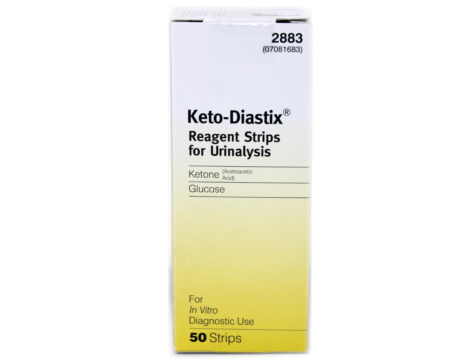 Keto-Diastix Reagent Strips 2883 - 50 Each