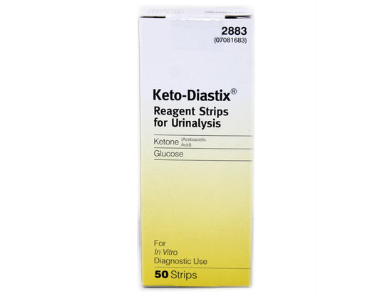 Keto-Diastix Reagent Strips 2883 - 50 Each