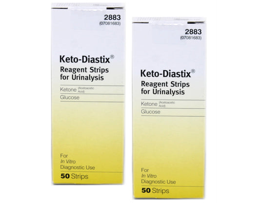 Keto-Diastix Reagent Strips 50 Each (Pack of 2)