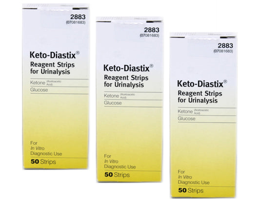 Keto-Diastix Reagent Strips 50 Each (Pack of 3)