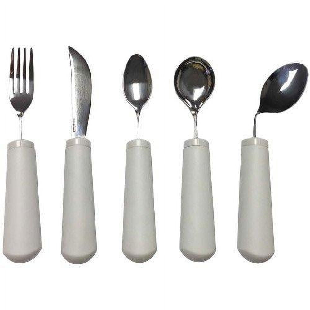 Kinsman KE Classic Bendable Utensils: Set of 4 (Fork, Knife, Teaspoon, Soup Spoon)