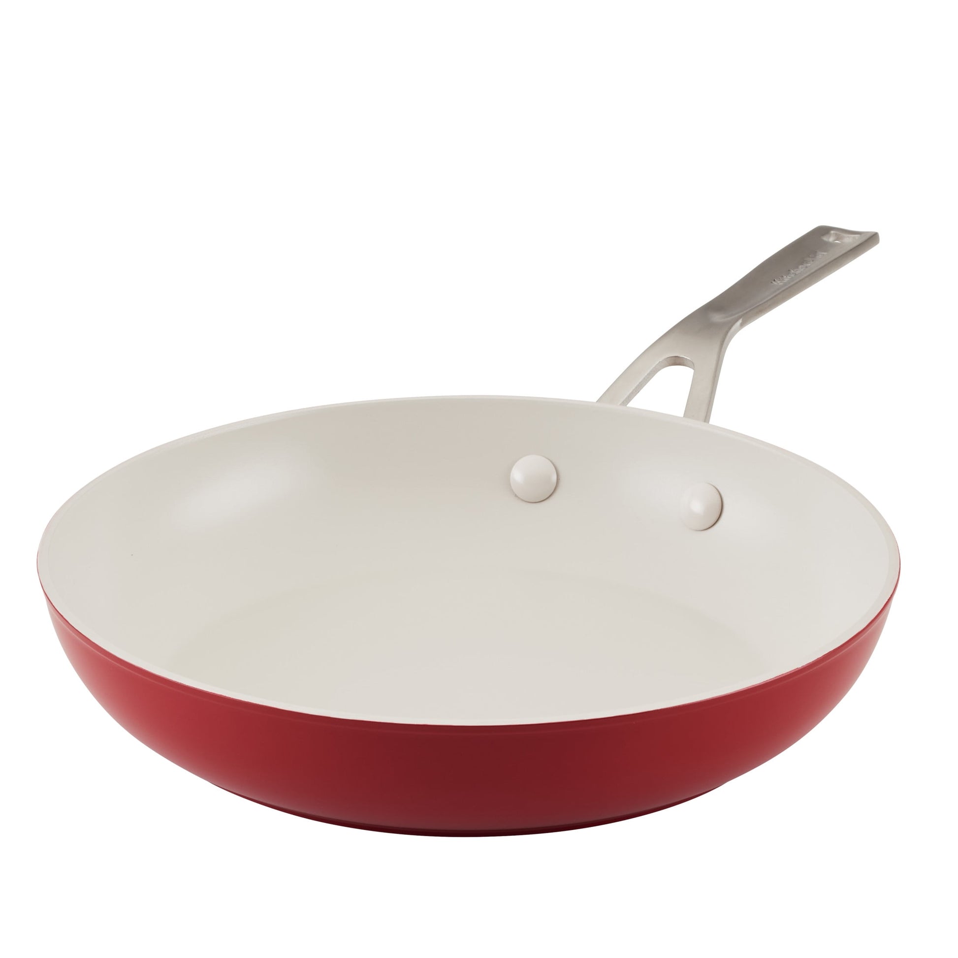 KitchenAid Ceramic 10 inch Forged Aluminum Nonstick Frying Pan, Empire Red