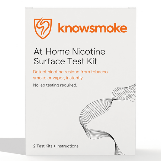 Knowsmoke - At-Home Nicotine Surface Test Kit (2 Pack)