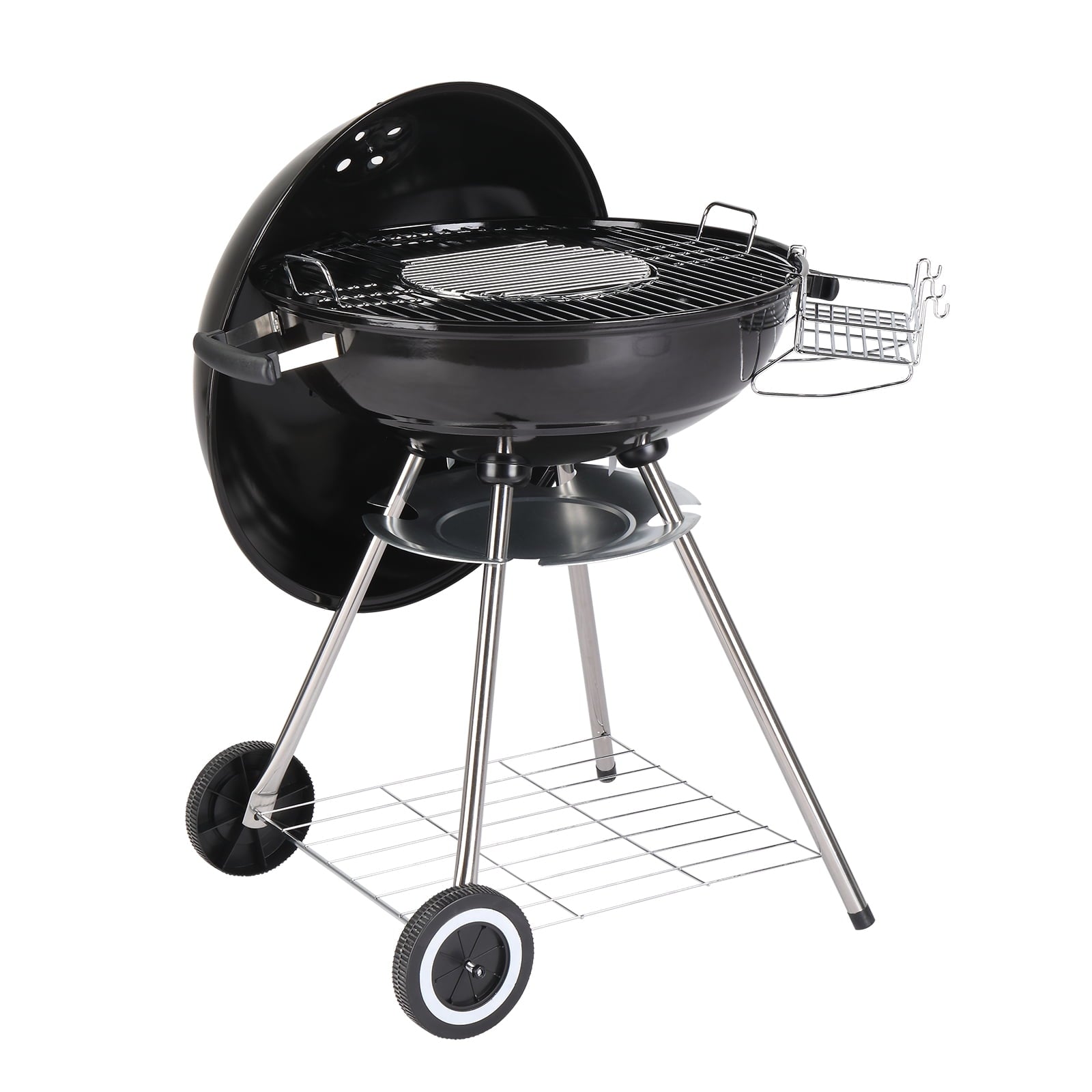 Ktaxon Portable Charcoal Grill BBQ Grill Upgraded 28'' Grill Black