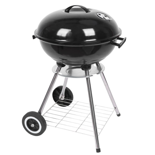 Ktaxon Portable Steel Charcoal Grill BBQ Grill Spherical Design Black