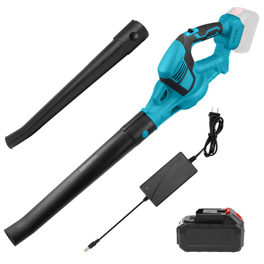 LIVOSA Cordless Leaf Blower Leaf Blower for Blowing Leaf Dust Snow Debris Yard,Blue