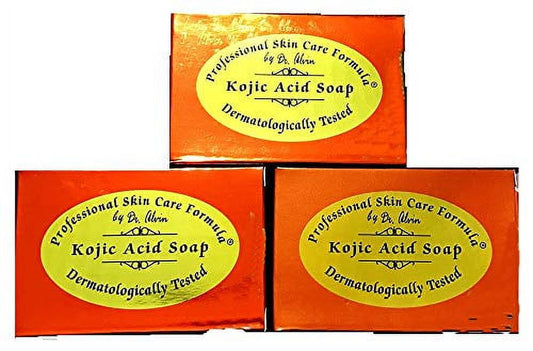 LOT OF 3 bars Kojic acid soap by Dr alvin professional and skin care fomula