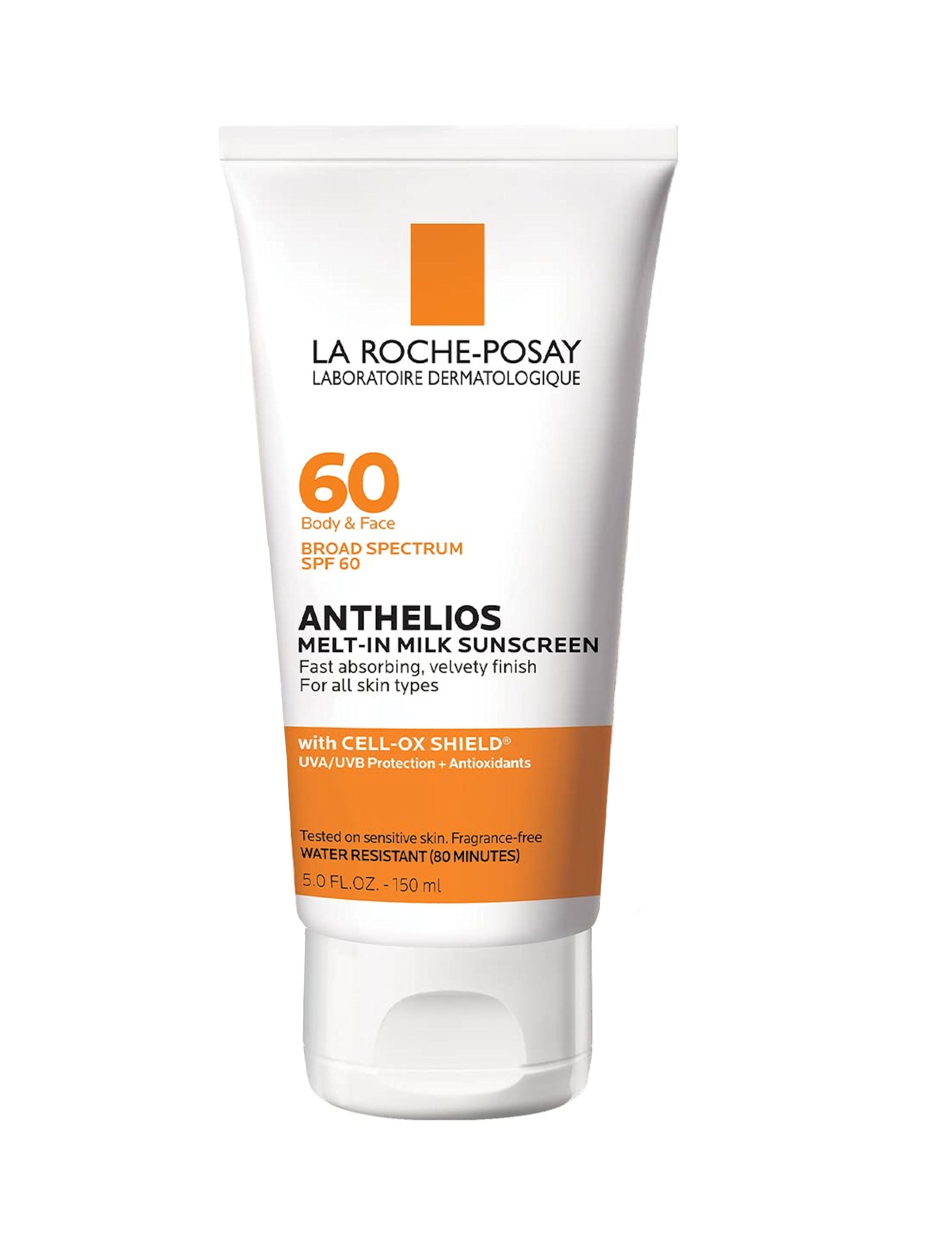 La Roche-Posay Anthelios Melt-In Milk Sunscreen SPF60 for Body & Face 5.0 fl. oz. (150ml)