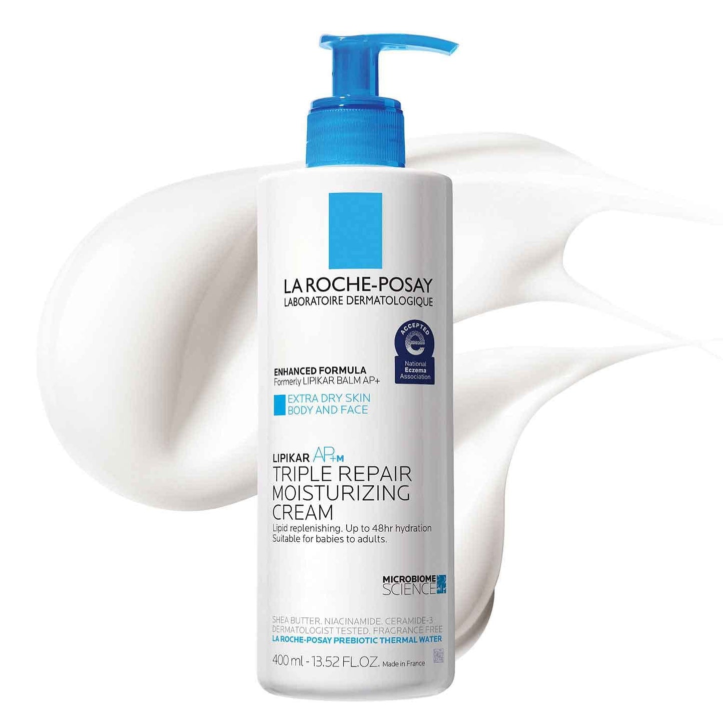 La Roche-Posay Lipikar Balm AP+ Intense Repair Body Lotion for Dry Skin, Body Cream with Shea Butter and Niacinamide, Moisturizer for Dry and Rough Skin, Sensitive Skin Safe, 13.52 Fl Oz (Pa